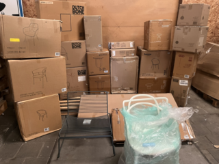Mixpallet met A Merk ongecontroleerde retourgoederen, Zuiver, Hay, Kar